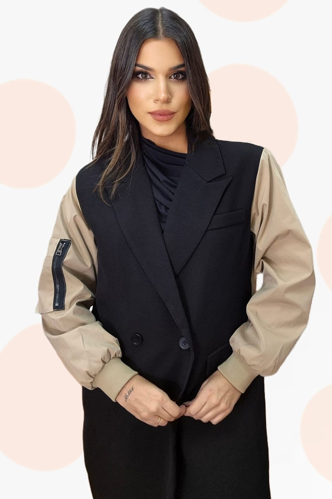 Abrigo Bomblazer Camel