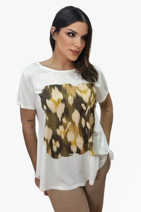 Camiseta Print Oliva