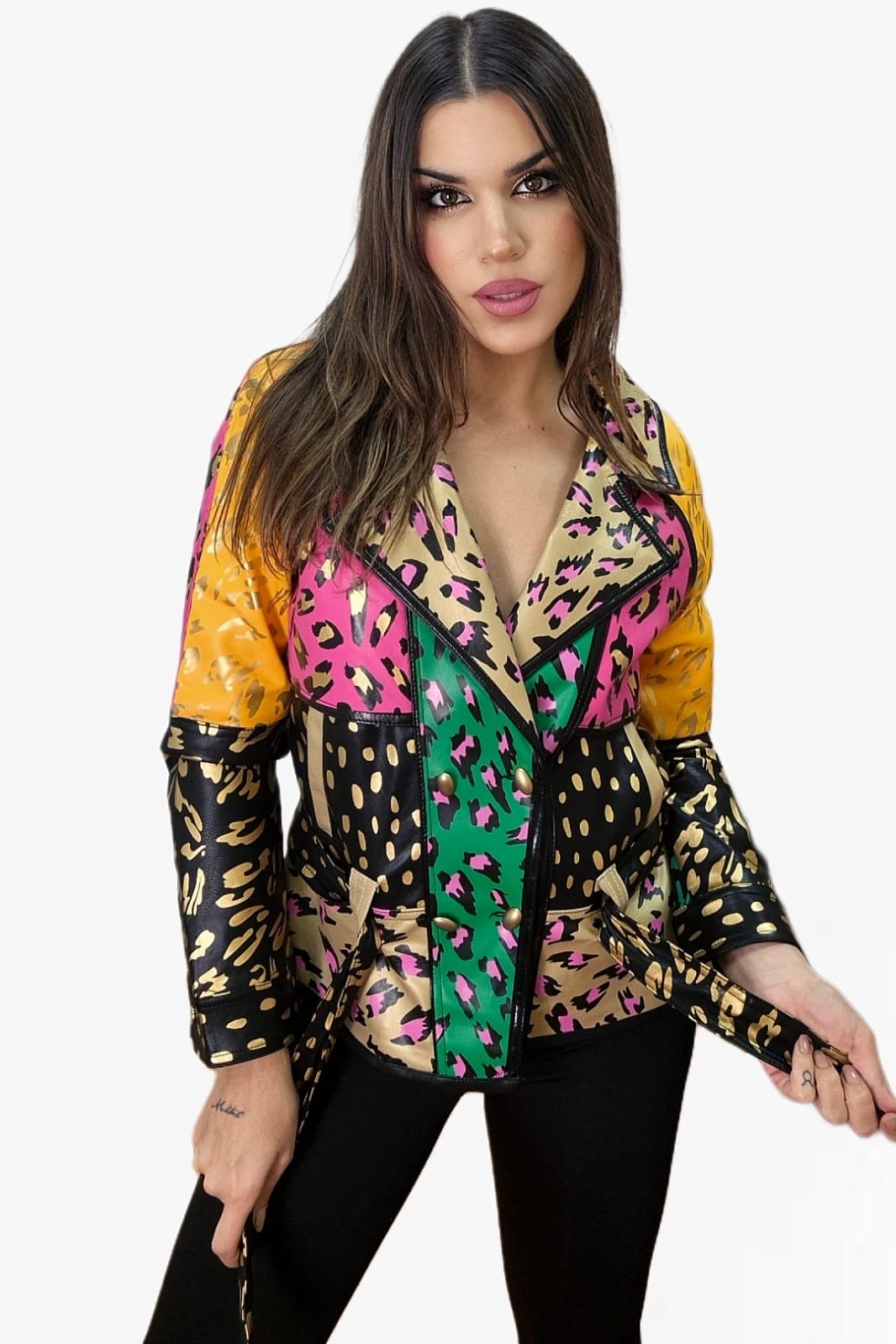 Chaqueta Multiprint Polipiel