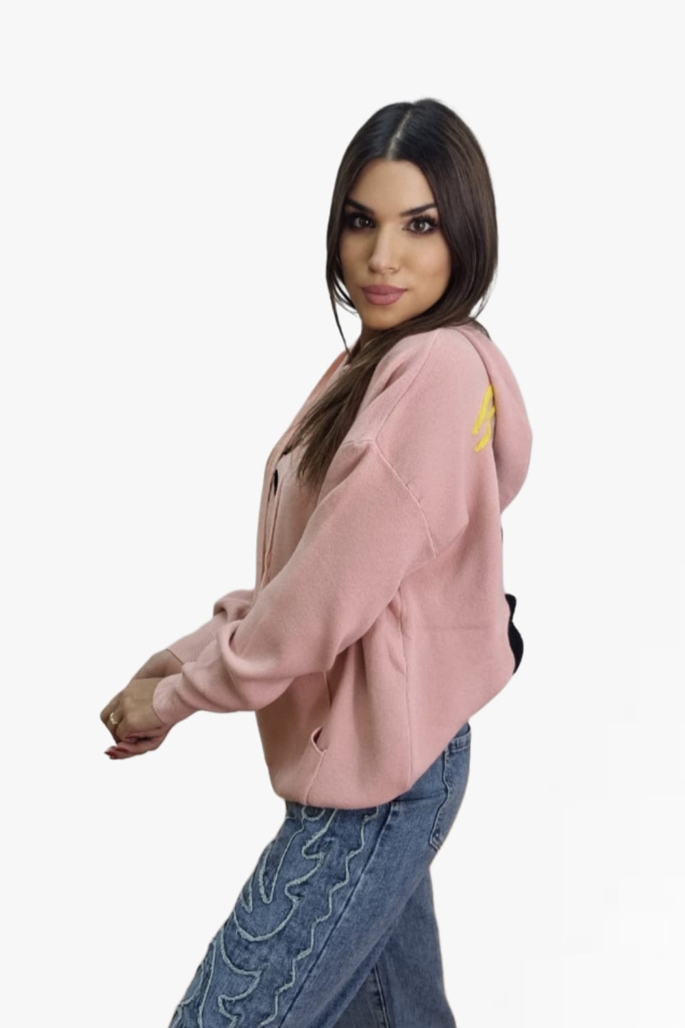 Sudadera Guiño Rosa