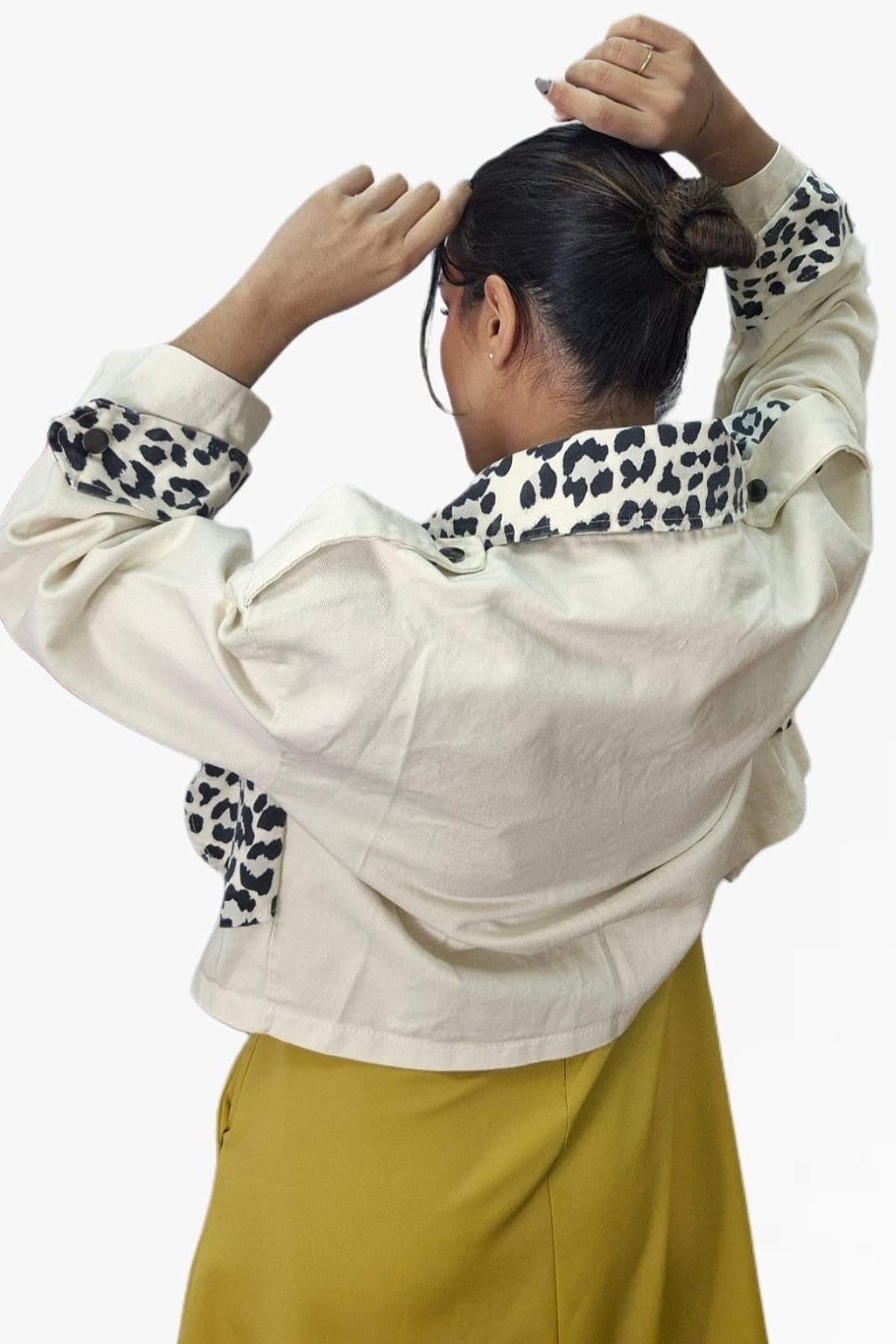Chaqueta Cruzada Leopard