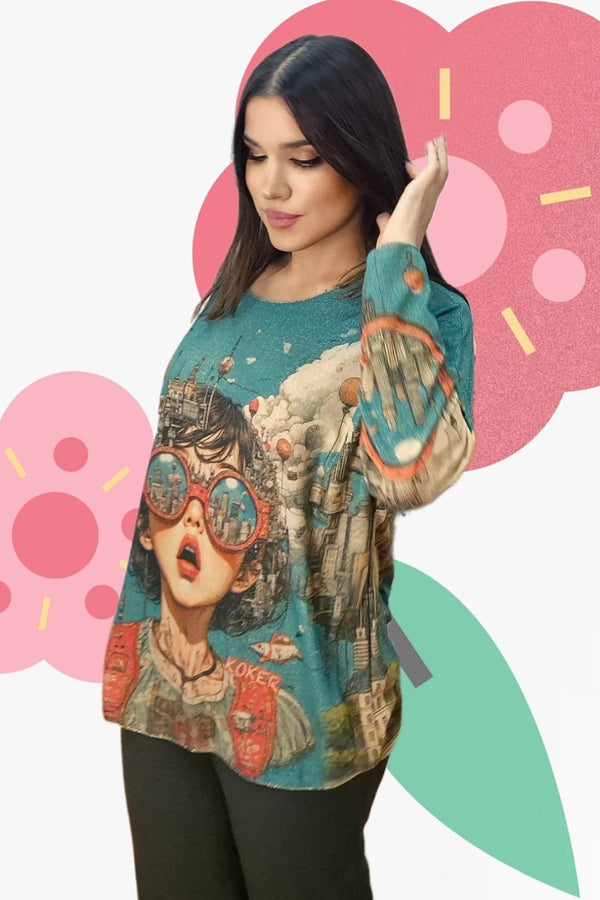 Camiseta Mujer Lente