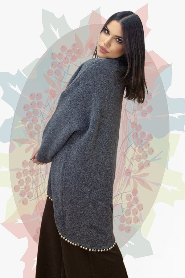 Jersey Perlas Bajo Gris