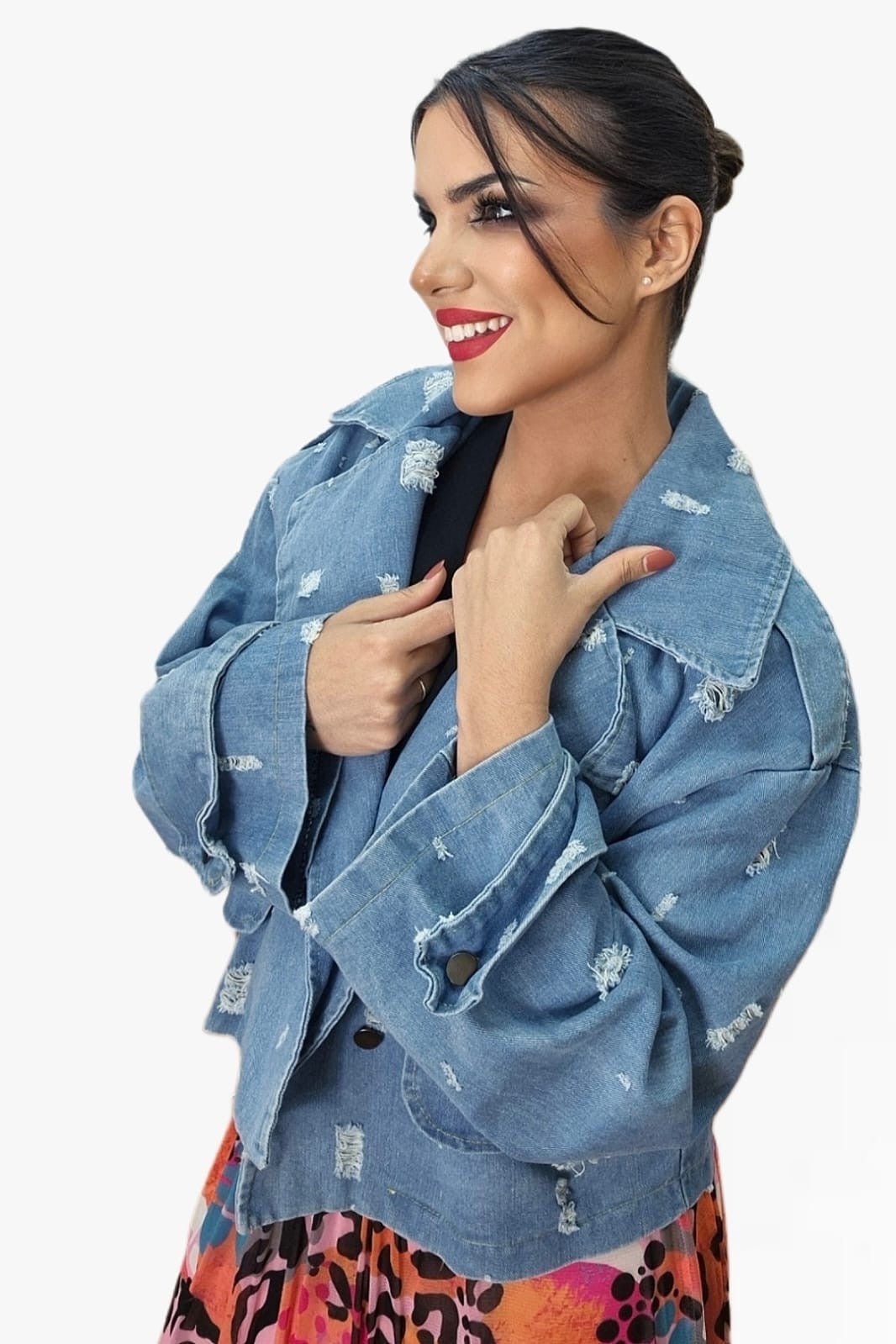 Chaqueta Vaquera Cruzada