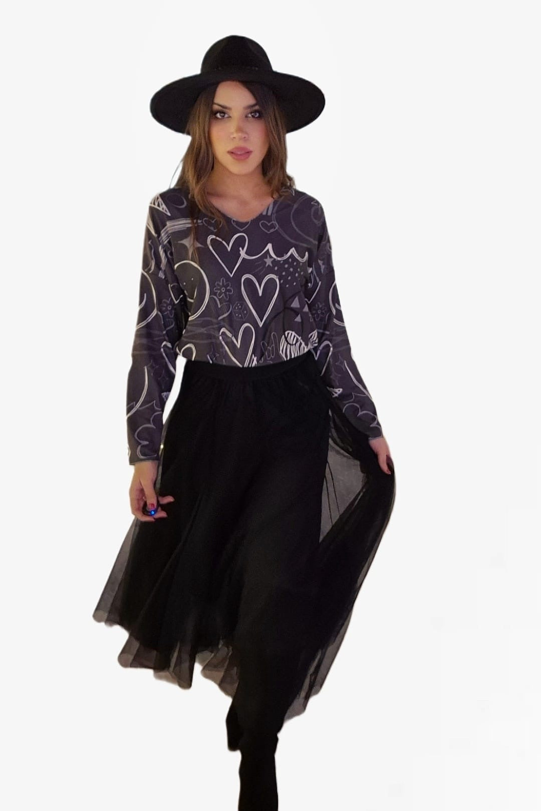 Falda Fantasia Negro