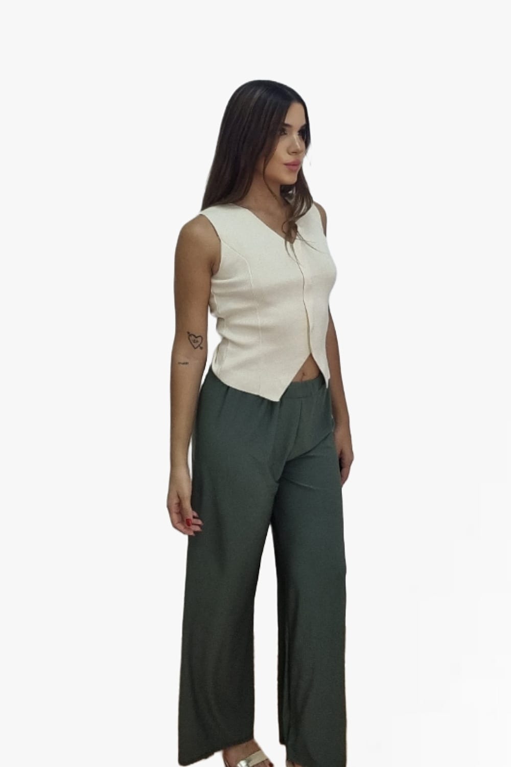 Pantalon Licra Liso Verde