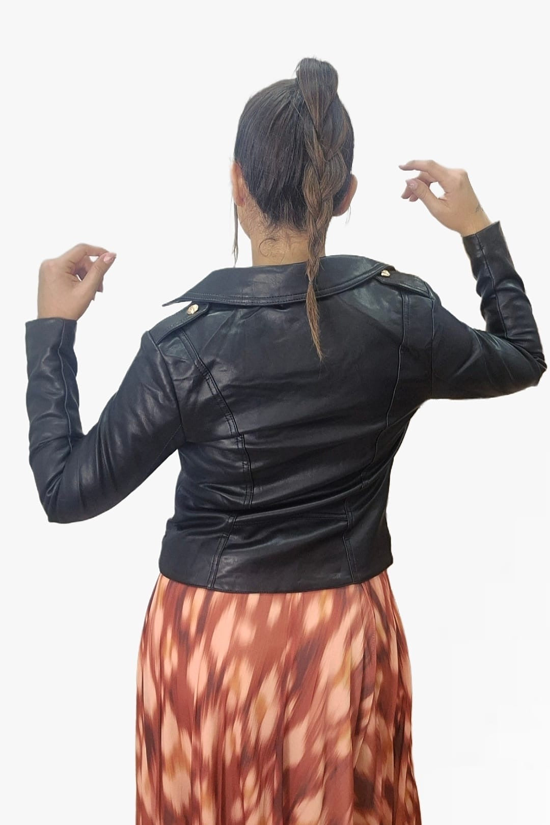 Biker Polipiel Botones