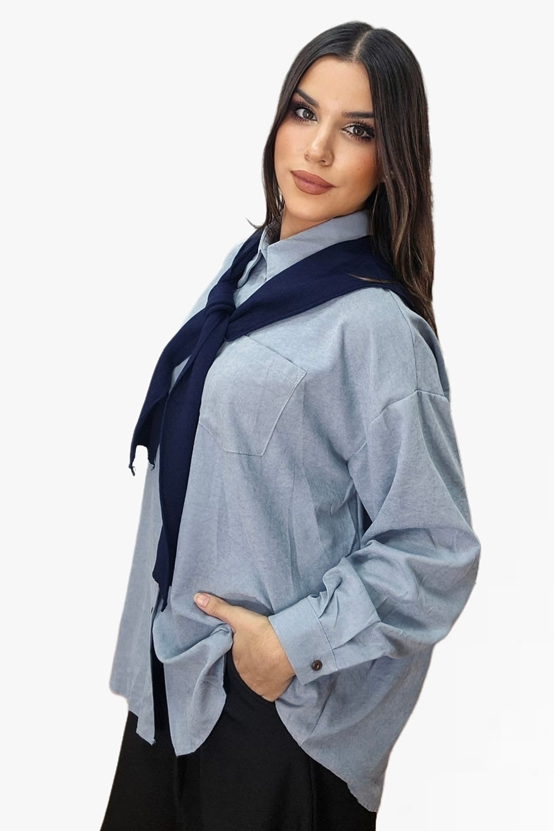 Camisola Comb Jersey Azul