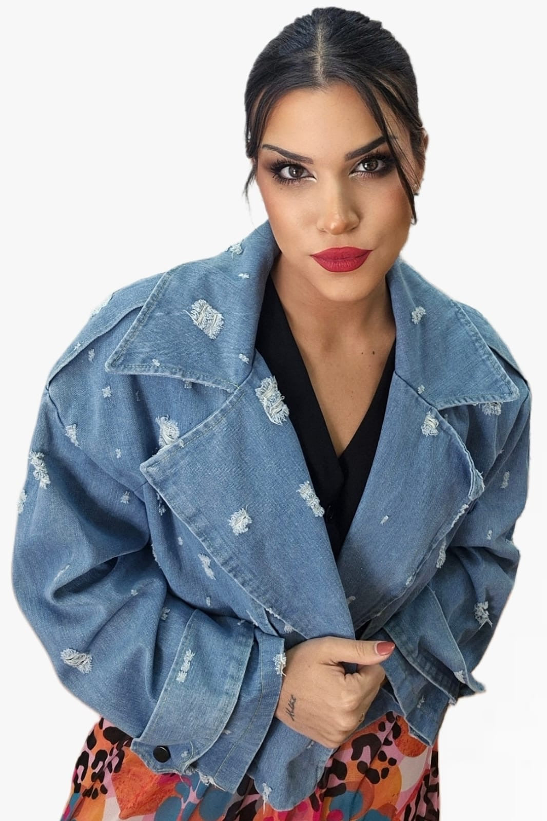 Chaqueta Vaquera Cruzada