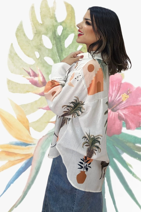 Camisa Palmera Monkey