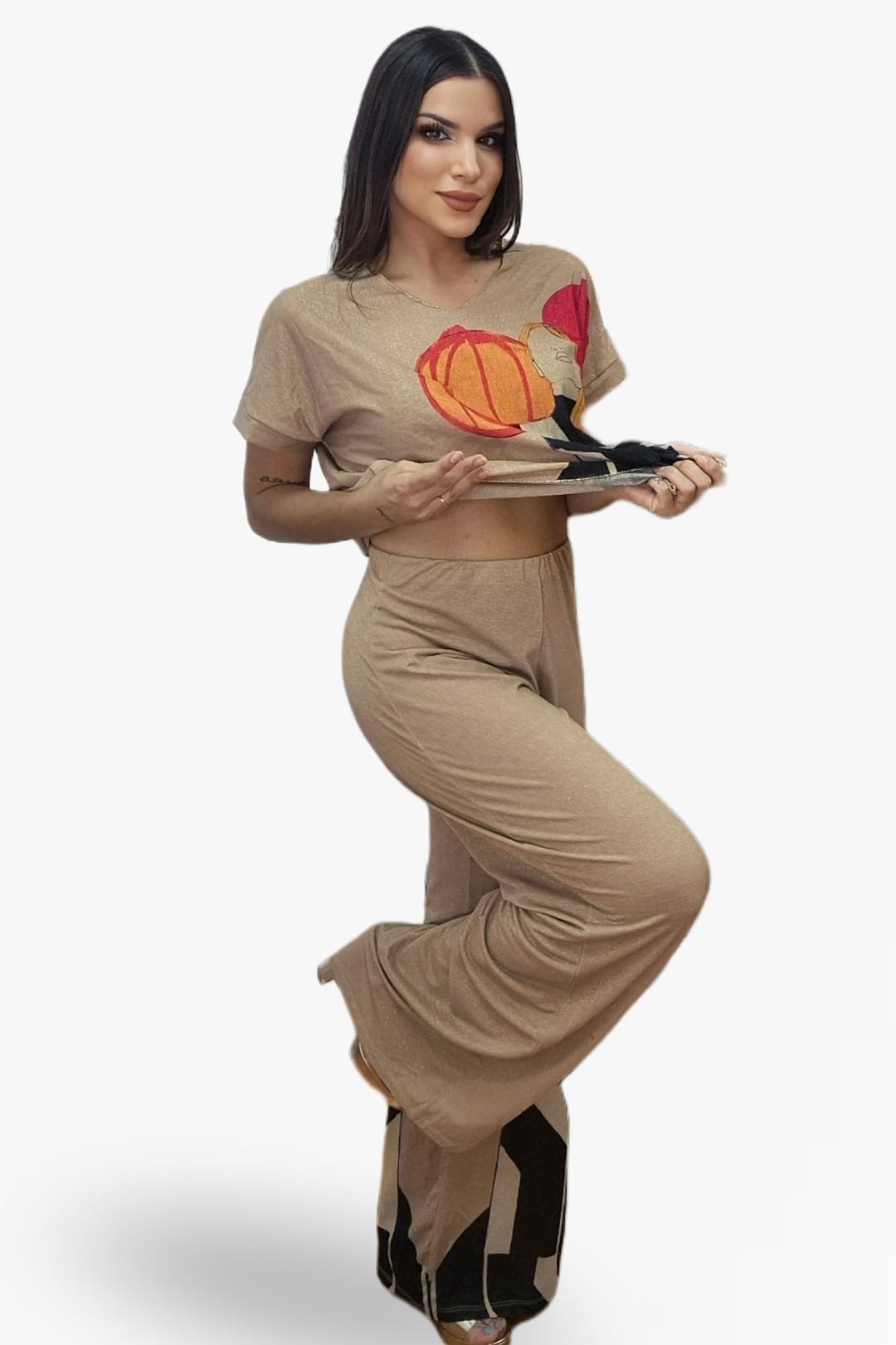 Pantalon Lurex Figuras