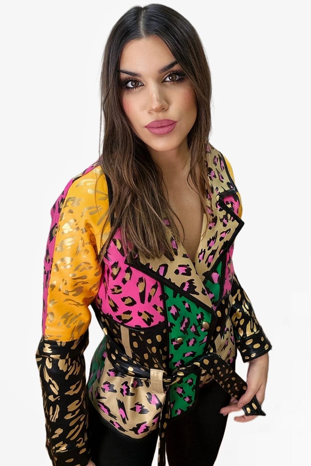 Chaqueta Multiprint Polipiel