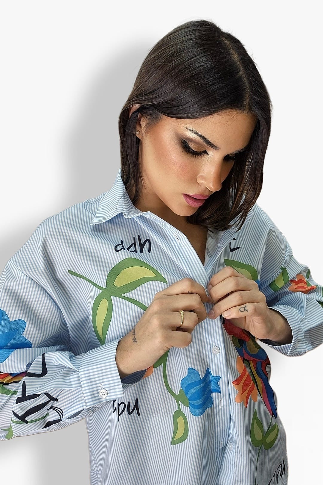 Camisa Life Parrots Azul