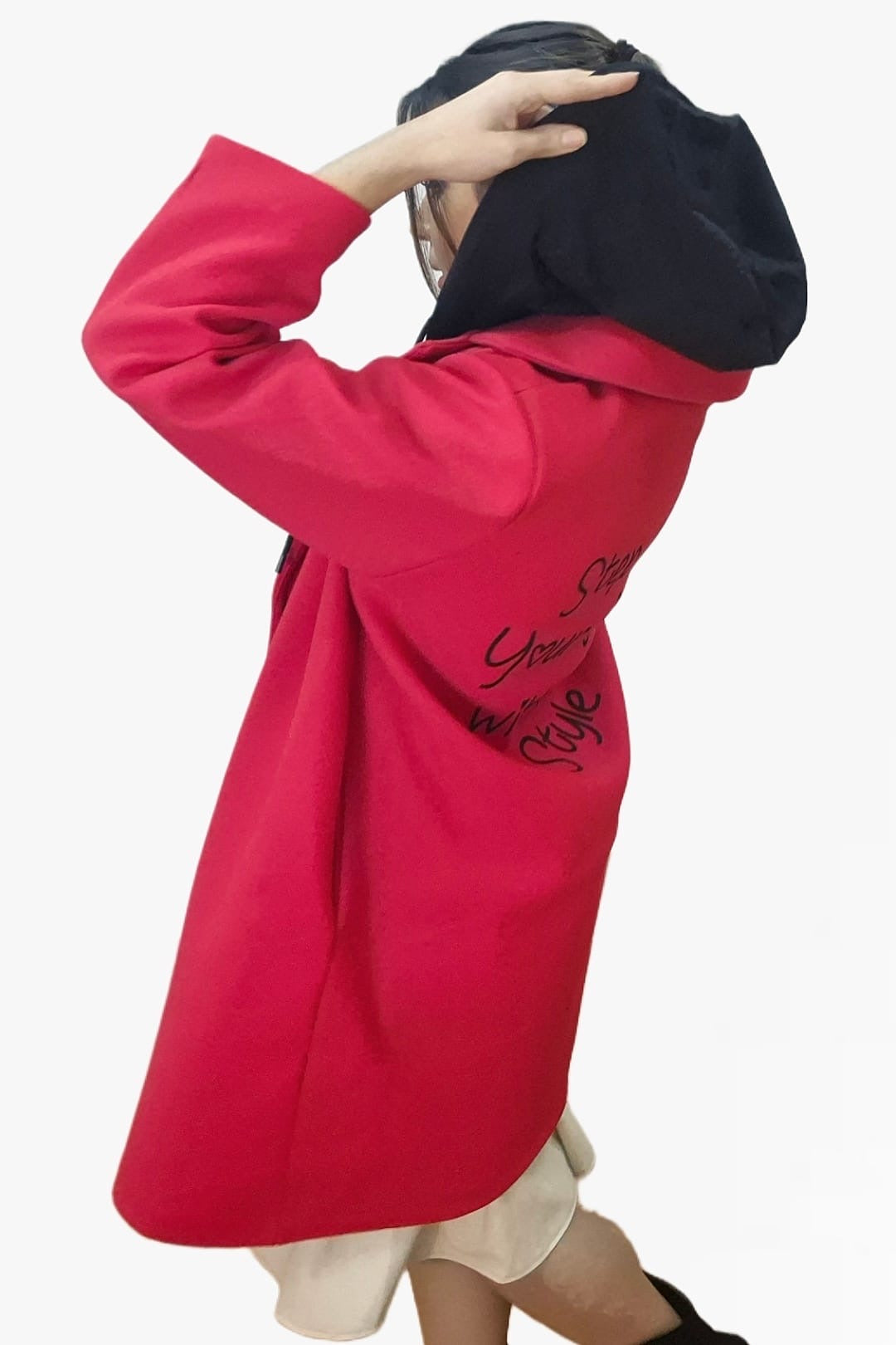 Abrigo Koker Style Rojo