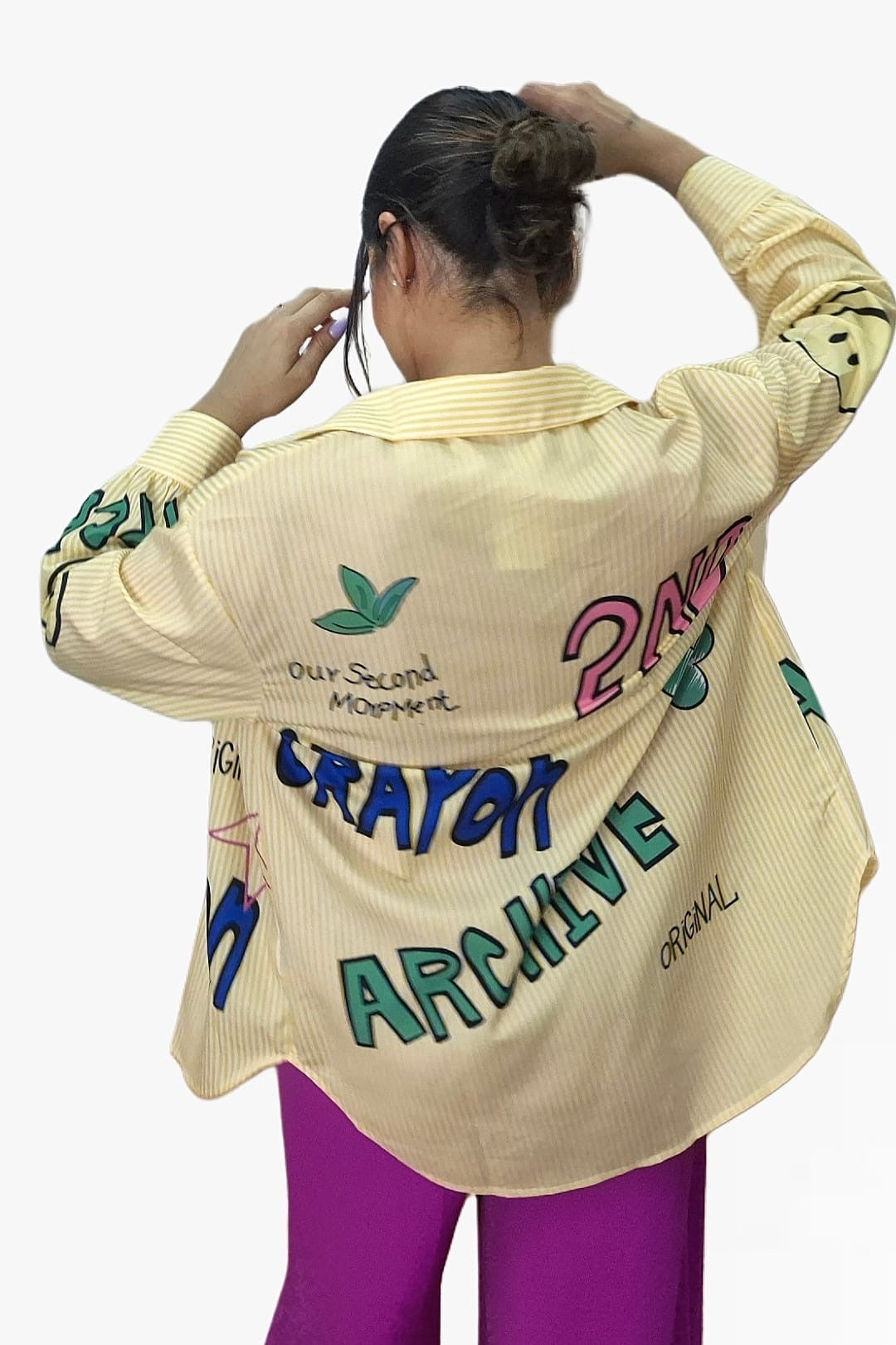 Camisa Rayon Emoji Amarilla