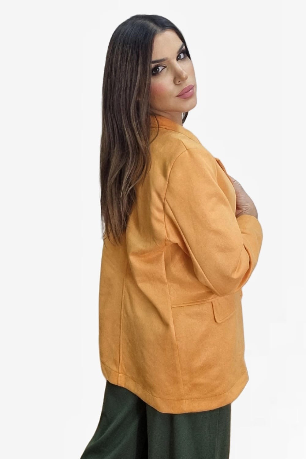 Blazer Rustic Oversize Naranja