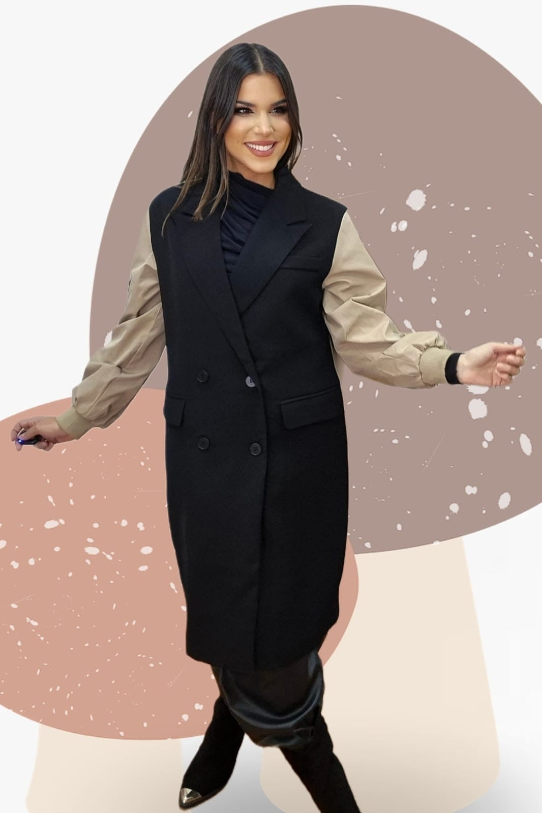 Abrigo Bomblazer Camel