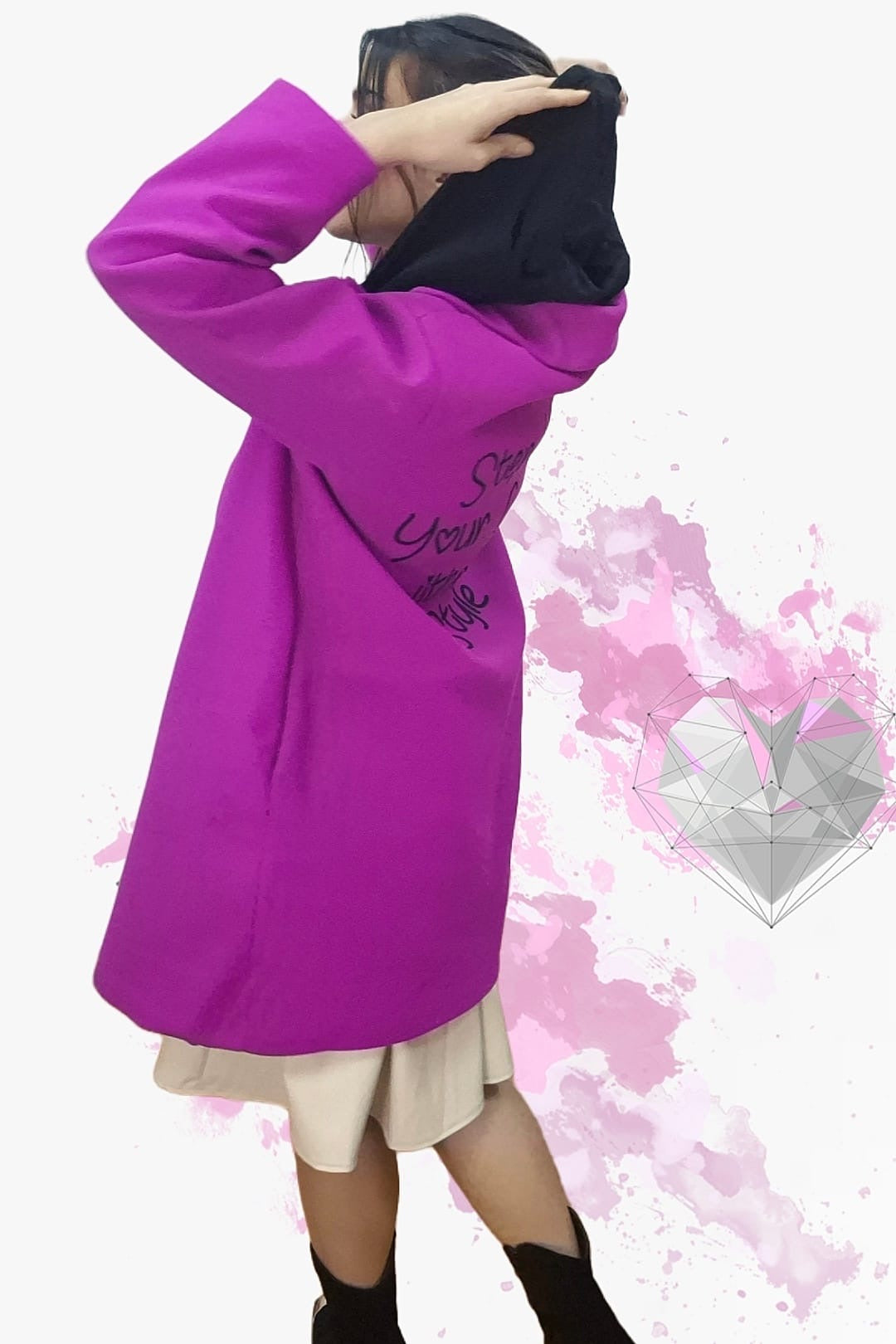 Abrigo Koker Style Malva