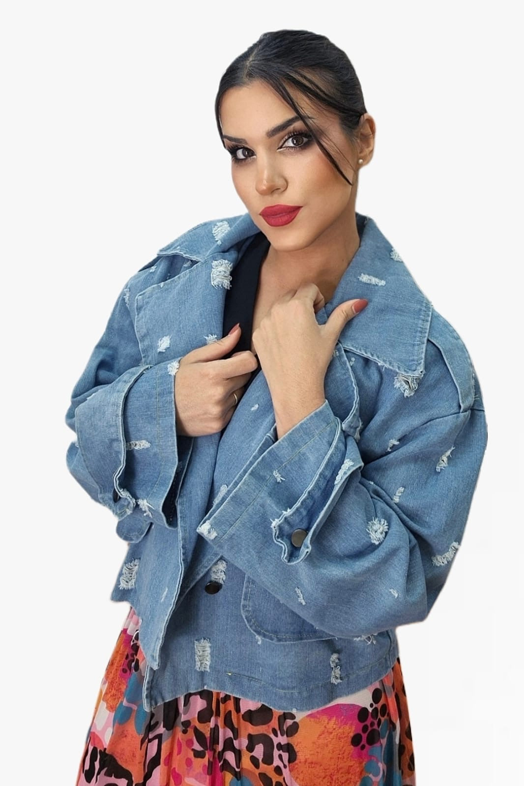 Chaqueta Vaquera Cruzada