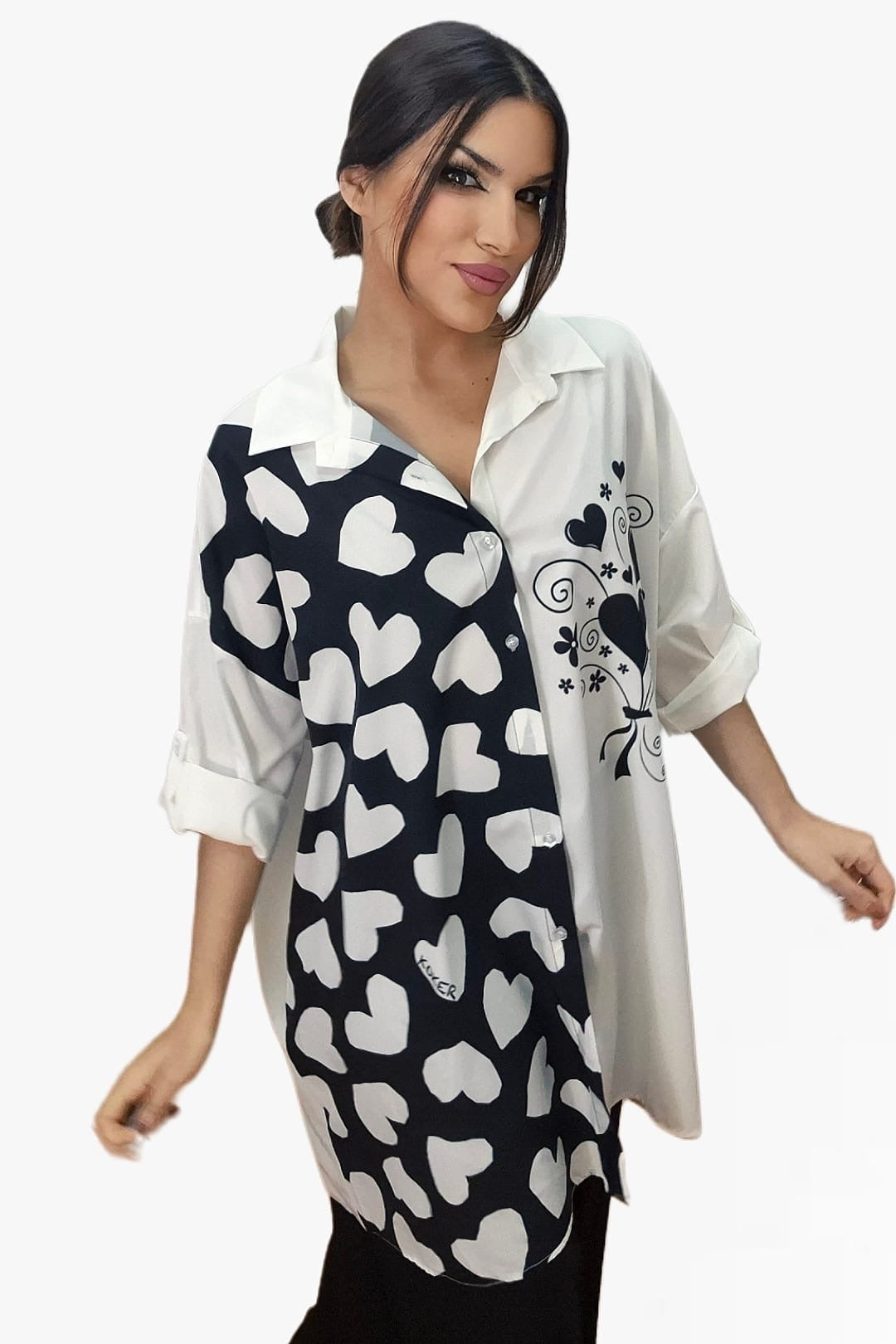 Camisa Abotonada Corazon
