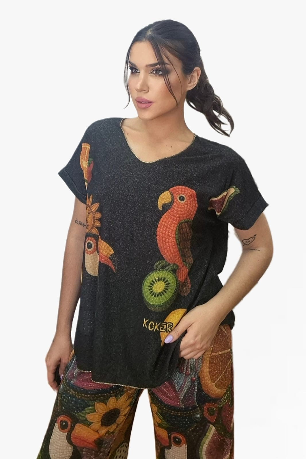 Camiseta Costa Rica Negra
