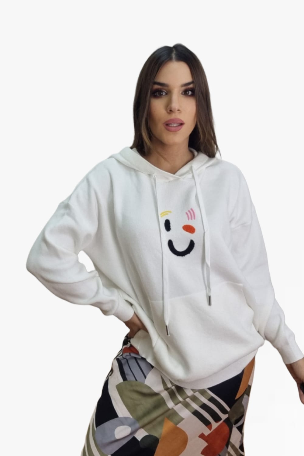 Sudadera Guiño Blanca