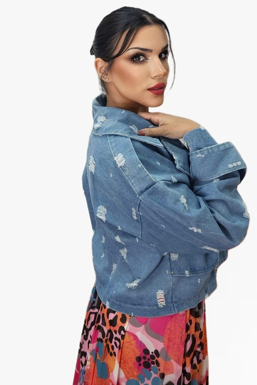 Chaqueta Vaquera Cruzada