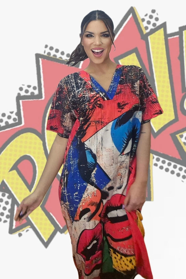 Vestido Caras Comic
