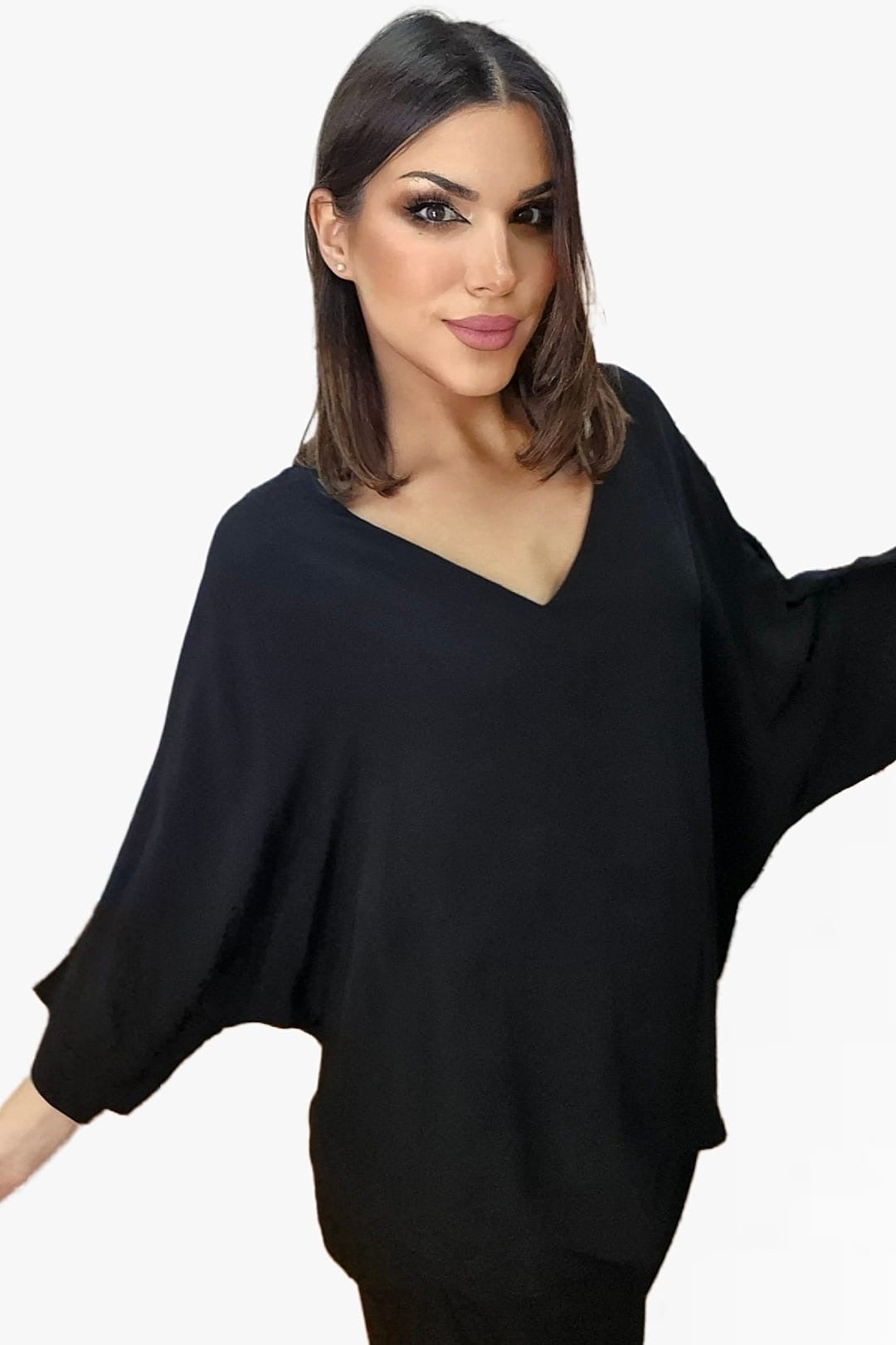 Bluson FLuido Oversize Negro
