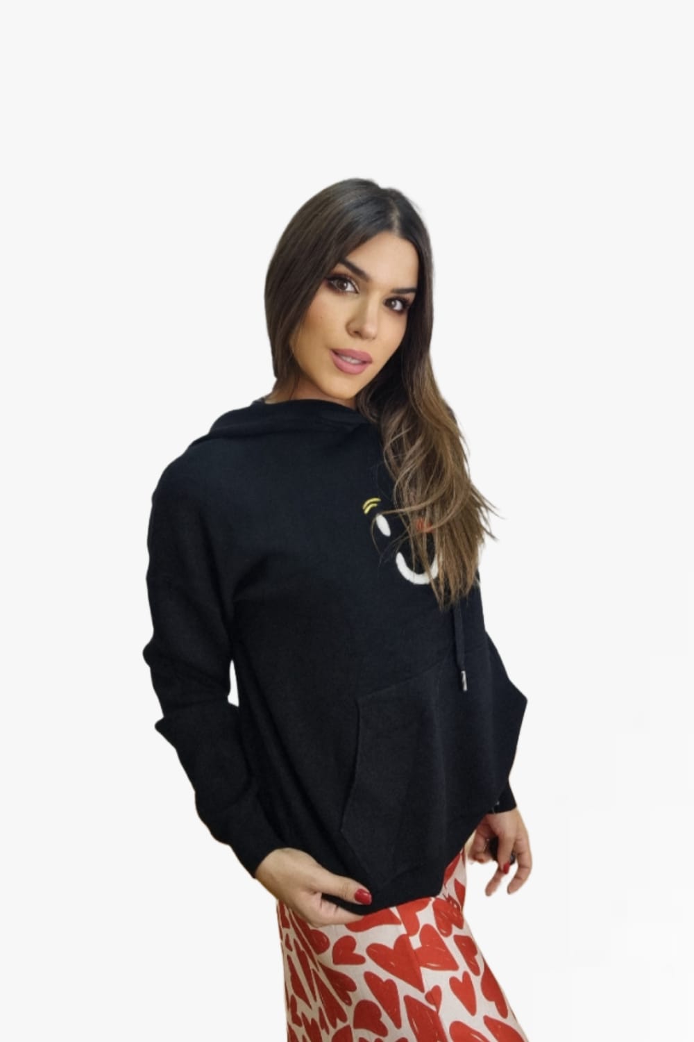 Sudadera Guiño Negra