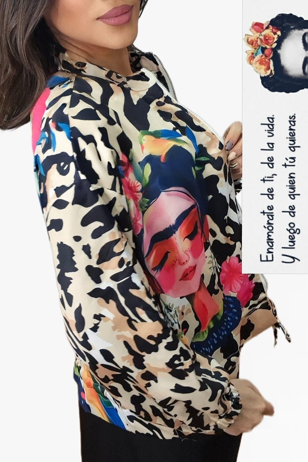 Bomber Woman Print