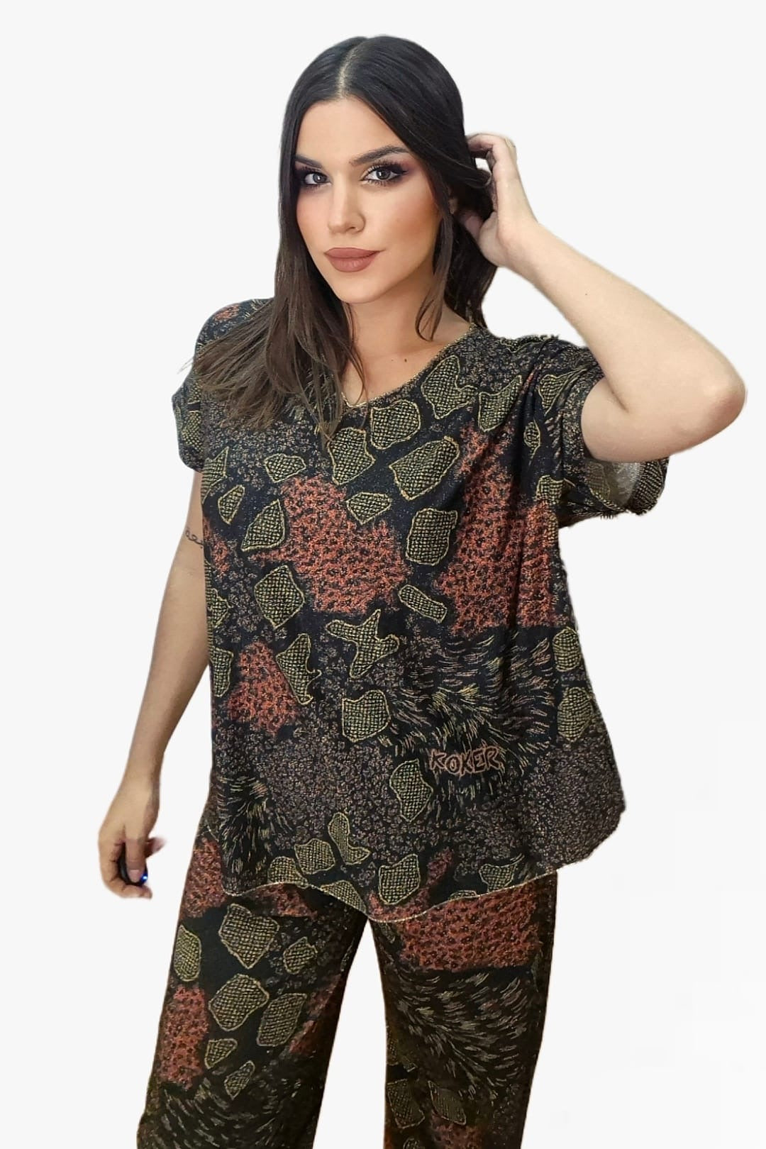 Pantalon Print Chocolatte