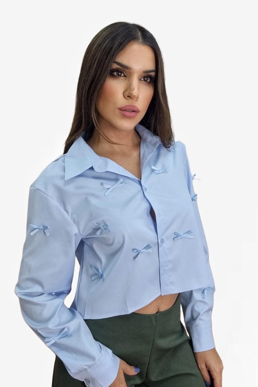 Camisa Lacito Azul