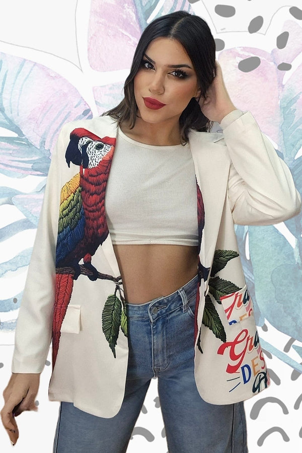 Blazer Cacatua Blanca