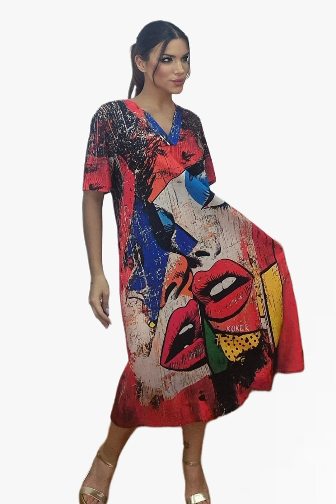 Vestido Caras Comic