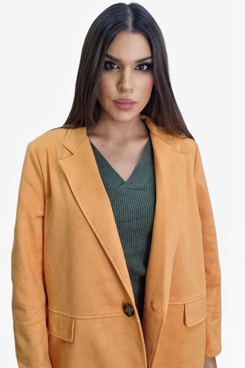 Blazer Rustic Oversize Naranja