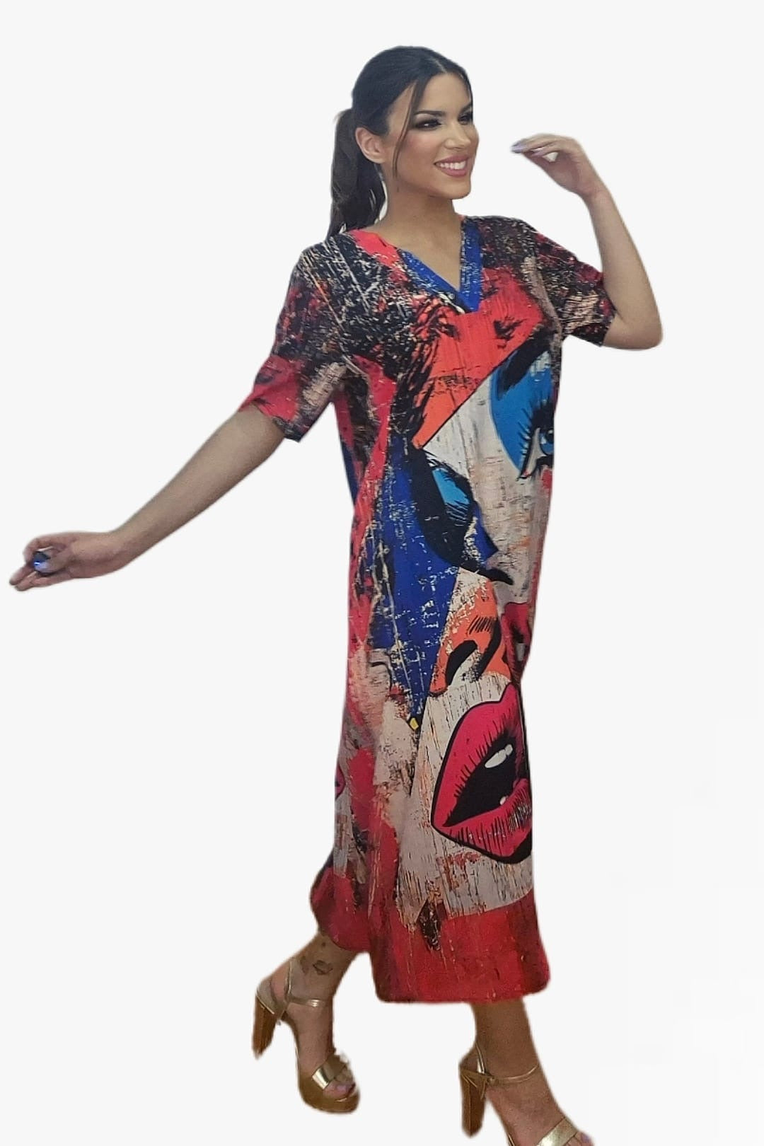 Vestido Caras Comic