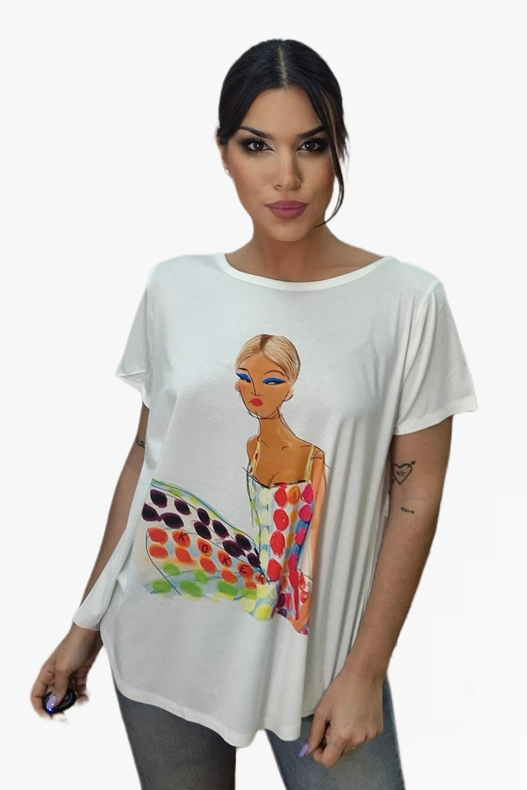 Camiseta Mujer Topos