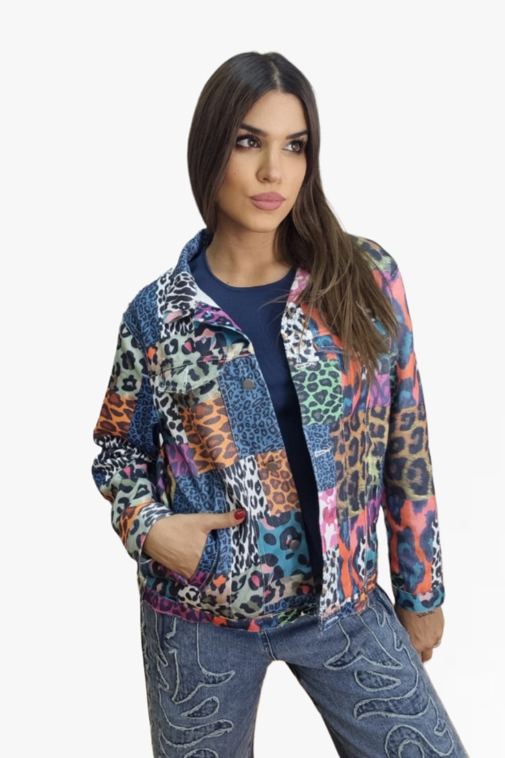 Vaquera Oversize MultiPrint