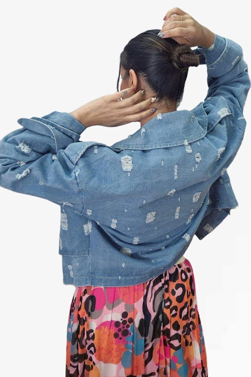 Chaqueta Vaquera Cruzada