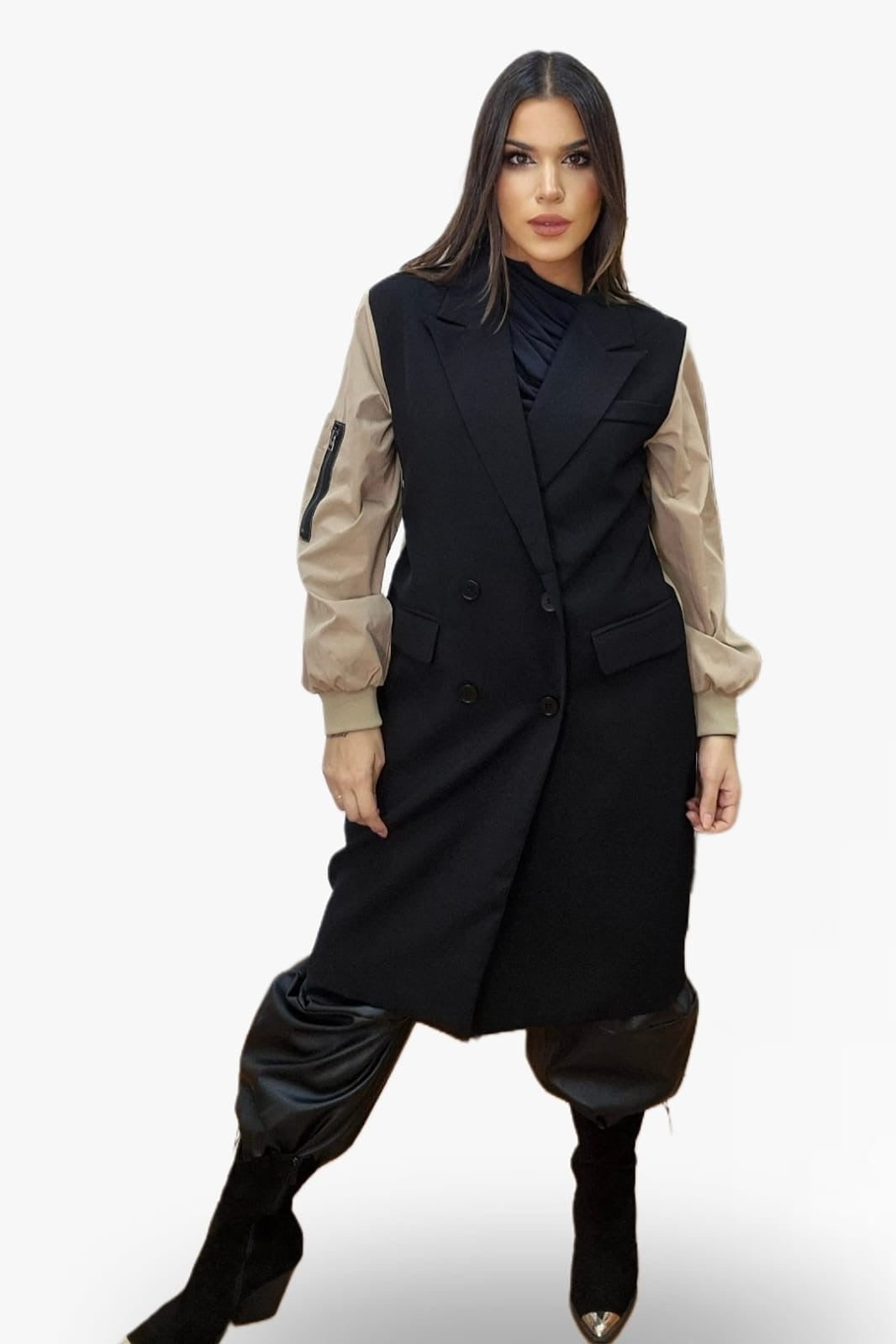 Abrigo Bomblazer Camel