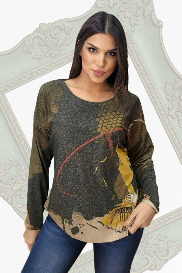 Camiseta Sombras Ocres