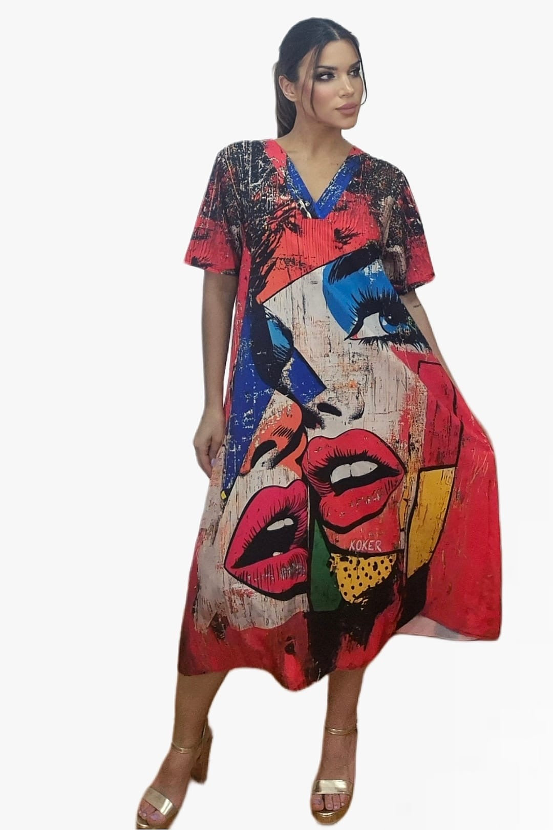 Vestido Caras Comic