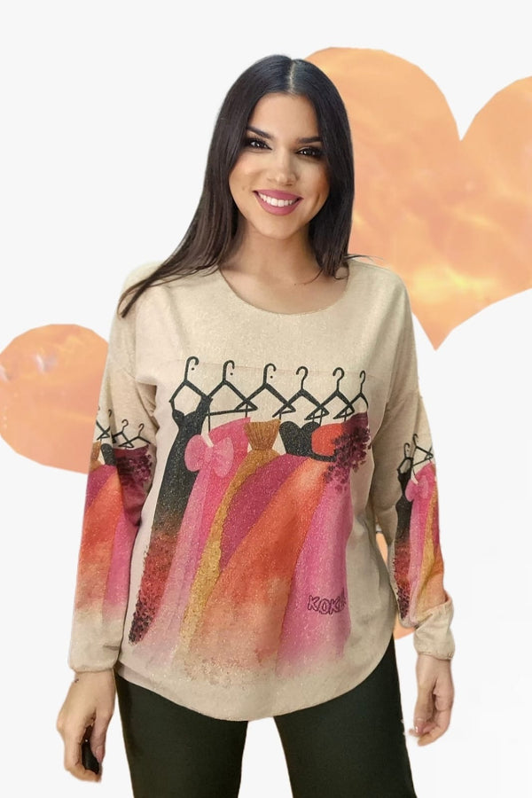 Camiseta Moda en Reposo