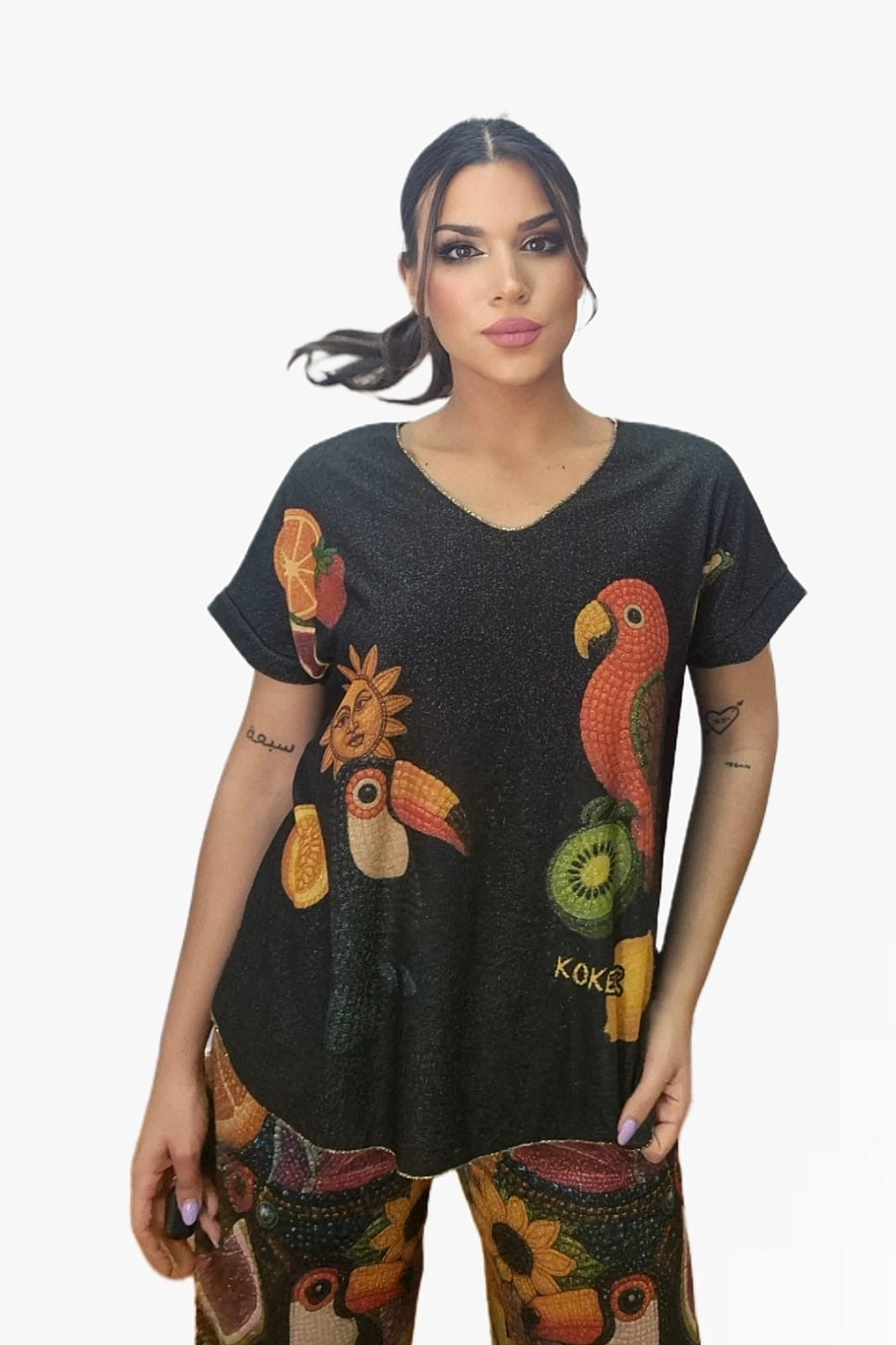 Camiseta Costa Rica Negra