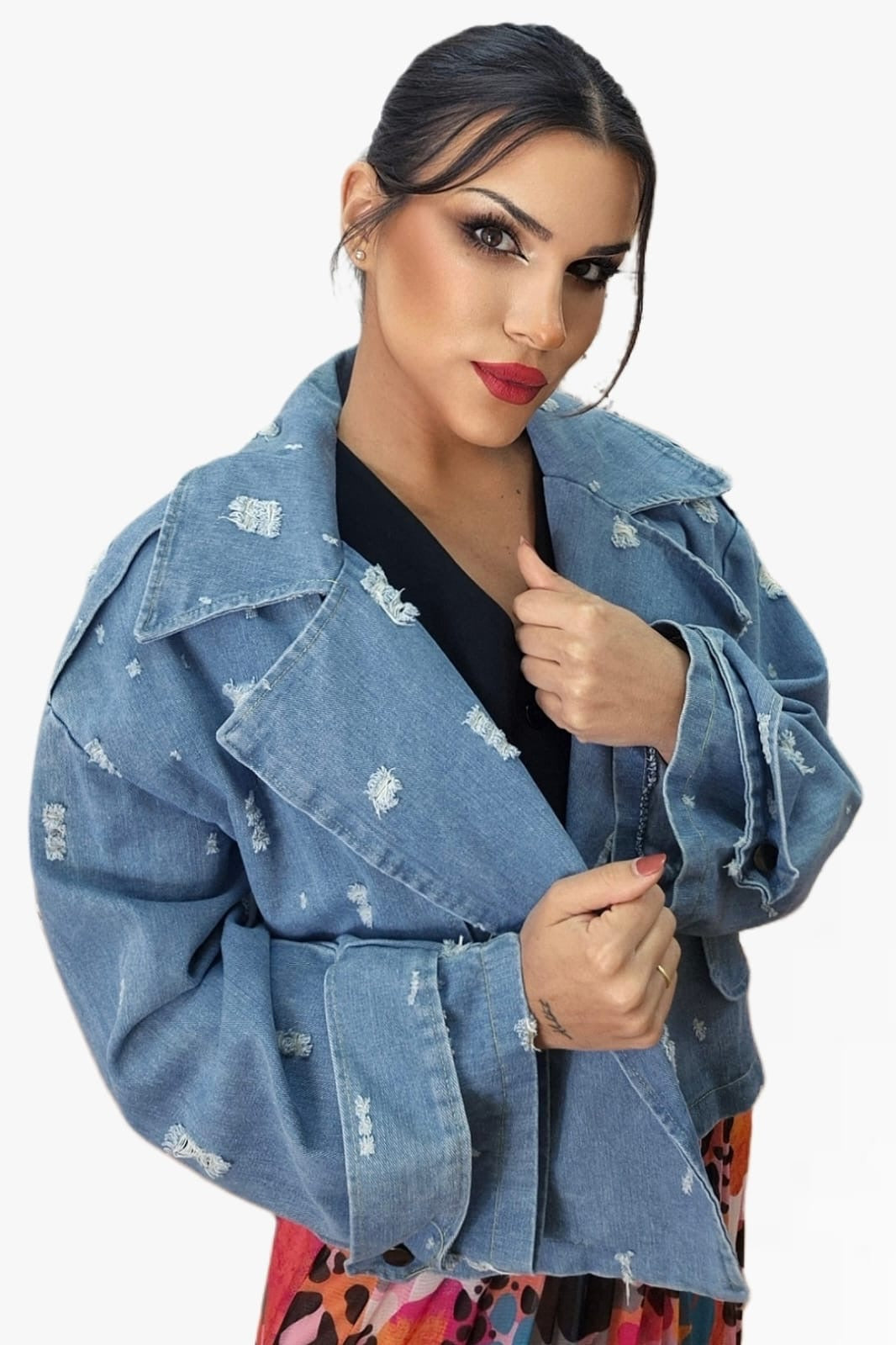 Chaqueta Vaquera Cruzada
