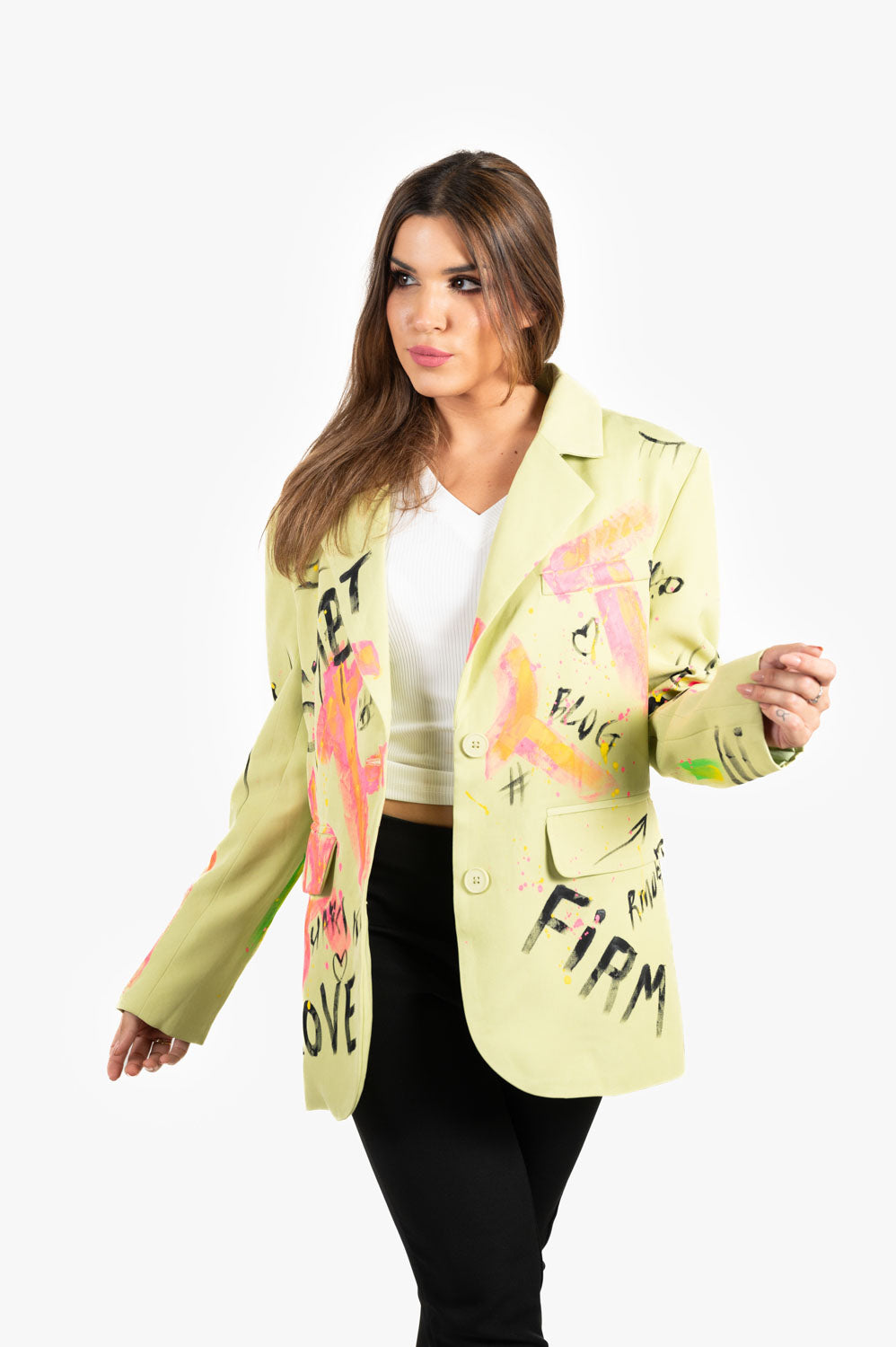 Blazer Art Verde