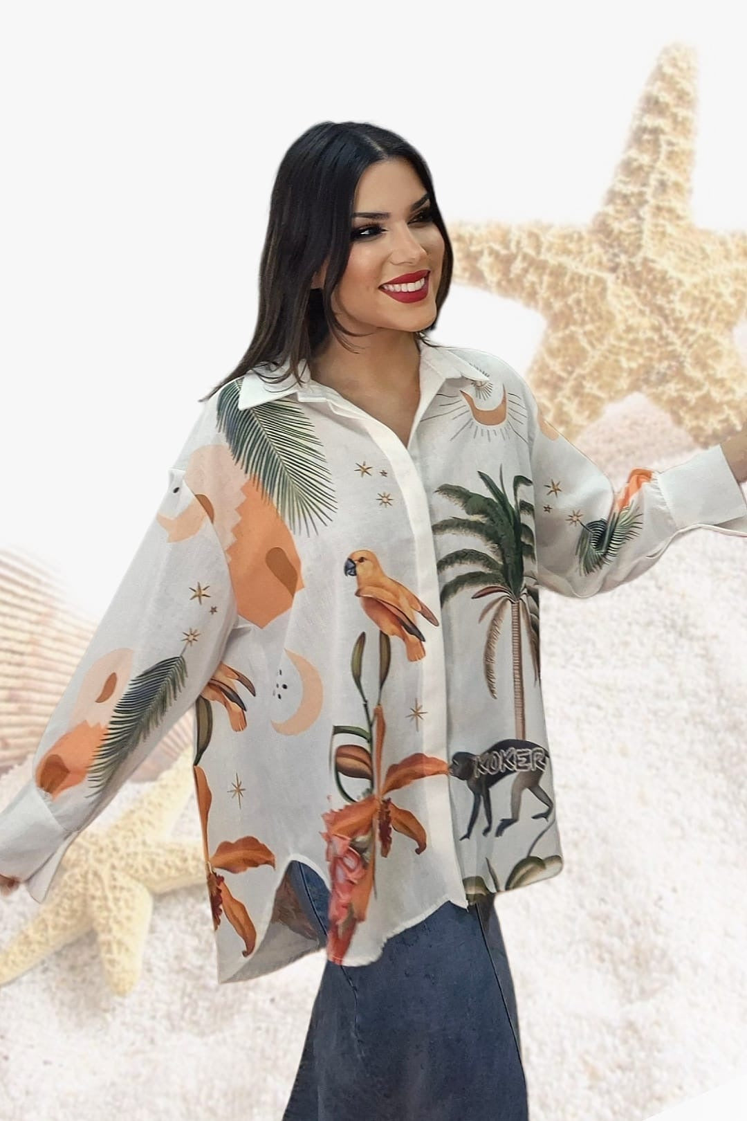 Camisa Palmera Monkey