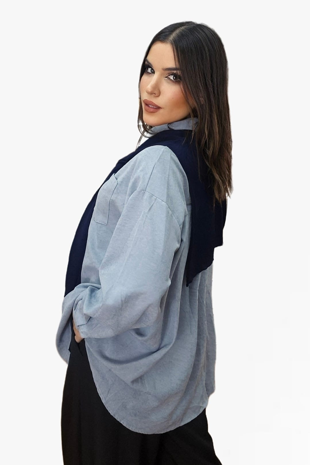 Camisola Comb Jersey Azul