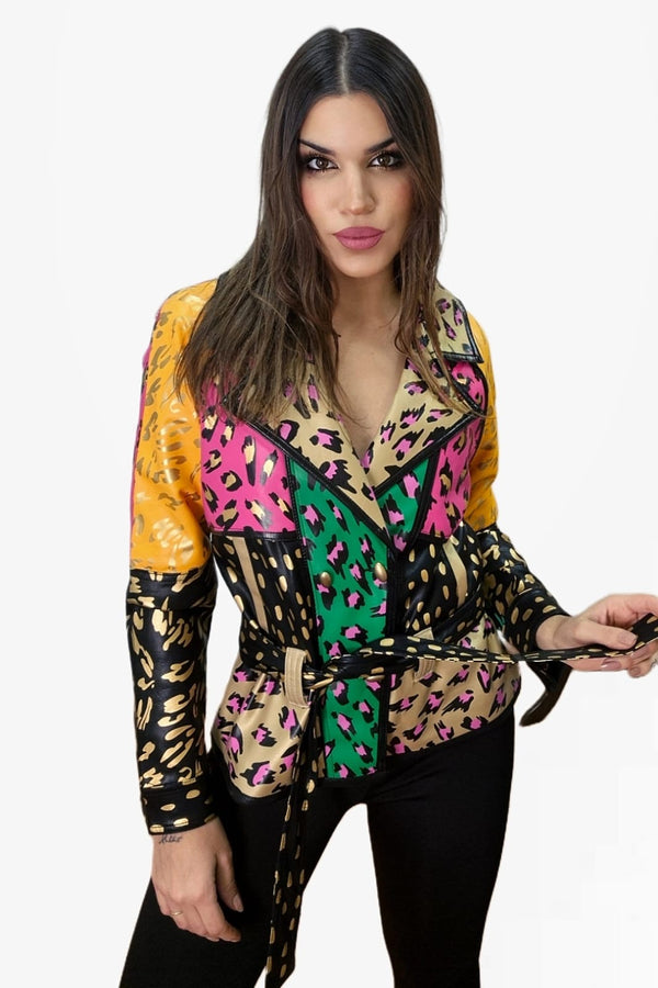 Chaqueta Multiprint Polipiel